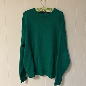Vintage Charter Club Classic Green Sweater